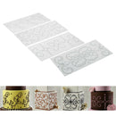 DIY Cake Fondant Impression Mat Cake Border Decorating Tools Rattan Pattern