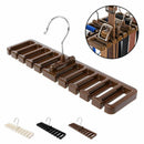 10 grid Storage Rack Tie Belt Scarf Rack Organizer Closet Wardrobe Space Sa T3U9