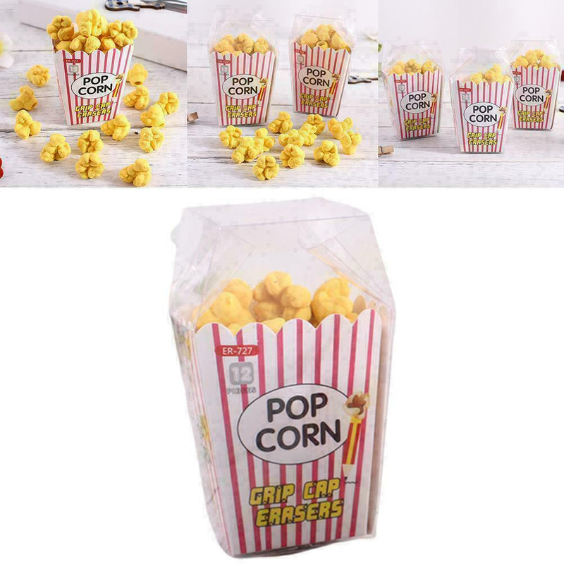 Popcorn Rubber Eraser Cute School stationary Prank Stationary Reward V Gift R3I8