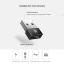 Baseus Type C Female to USB Male OTG Adapter Converter Charger Plug For Notebook