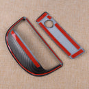 Carbon Fiber Glove Box Switch Trim Handle Decorative Cover Fit for Jeep Wrangler
