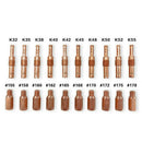 20X Motorcycle ATV Carburetor Main TRound Head Jets Injectors Nozzle Durab VVE