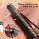 Rechargeable Flameless Windproof Mouth Blow Wind Electronic Cigarette Lighter