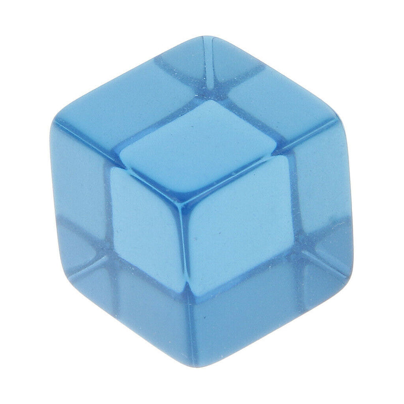 25pcs D6 Six Sided Transparent Blank Dices Set Board Game Toys Table Games for