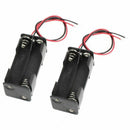 5 pieces plastic battery holder box battery holder 4 x AAA battery black +