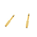 2Pcs 6.5mm 6.35mm 1/4inch Male Plug To RCA