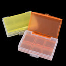 1pc Double-deck 6 Slots Weekly Pills Medicine Box Case Storage Random Color   Z