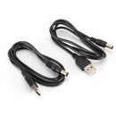 2PCS USB to DC5.5 * 2.1mm Power Cord USB to DC5.5 DC Cable Copper Charging LineZ