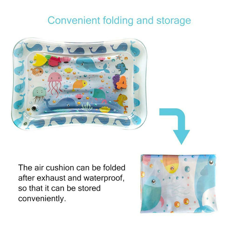 70CM Baby Kid Water Play Mat Inflatable Thicken PVC Infants Gym Playmat