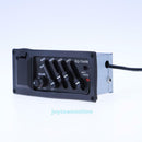 New 4 Band Acoustic Guitar Preamp Amplifier EQ 7545R Pickup 6.5MM Output