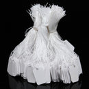 500Pcs Label Tie String Strung Ticket Jewelry Merchandise Display Price Tags