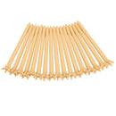 100pcs/set Plastic 70mm Pack Professional Frictionless Golf Tee Wheats