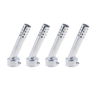 4x Universal 1.9" Exhaust Silencer Angled Dirt Bikes ATV Adapter Long 5.5"