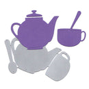 Teapot and teacup Metal Cutting Dies Stencil for DIY Scrapbooking Album Card BX