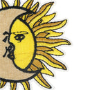 Sun moon Fabric Patch Embroidered Sew on Patches For Clothing DIY Decoration M&
