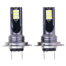 2 H7 LED headlights fog light kit 50W 14000LM car bulb 6000@