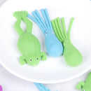 1Pc cute stretchy finger slingshot sticky flying marine animal kids toys ï¼D