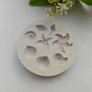 Ocean Biological Conch Sea Shells Chocolate Cake Silicone Mold Kitchen Tools SP