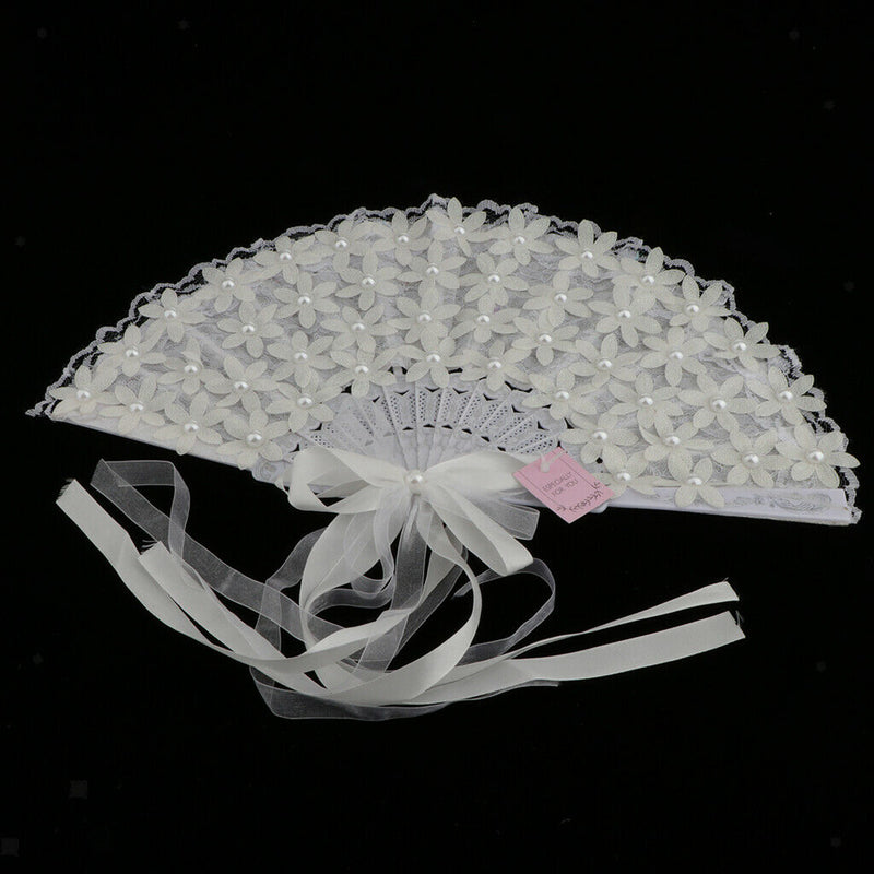 Unique Style White Hand Fan for Outdoor Event /Table Setting/Wall