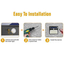 100 LED Solar Power Wall Light Motion Sensor Waterproof Outdoor Garden Lamp HOT