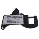 12.7mm/.5" Carbon Fiber Composites Digital Thickness Caliper Micrometer Red
