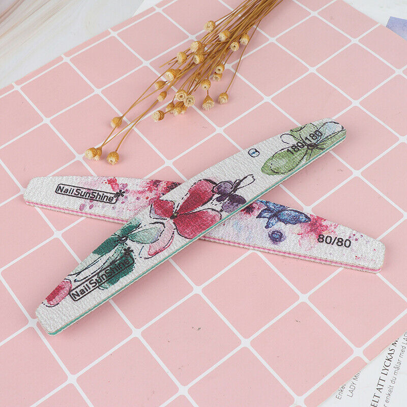 6Pcs Nail Art Care Sanding Buffer Buffing Manicure Acrylic Gel File Too GwJ Gw