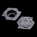 1Pcs Plastic Clear Lotus Soap Candle Mold DIY Handmade Soap Moulds, 90 x 77 x