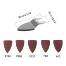 25 pcs Sanding Paper + Finger Sanding Pad For Oscillating Tool Fein  Bosch