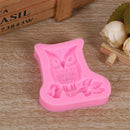 New Arrival Owl shape fondant mold cake decoration tools soap candle mouldsã€ OZ
