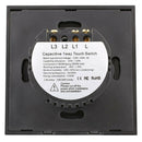 Light Switch 2-Way Touch Screen Wall Switch Single Black Switch A9Z4