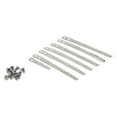 1 Set Metal Springs Leaf with Screws 3.5cm/1.37inch for Clarinets Accessory