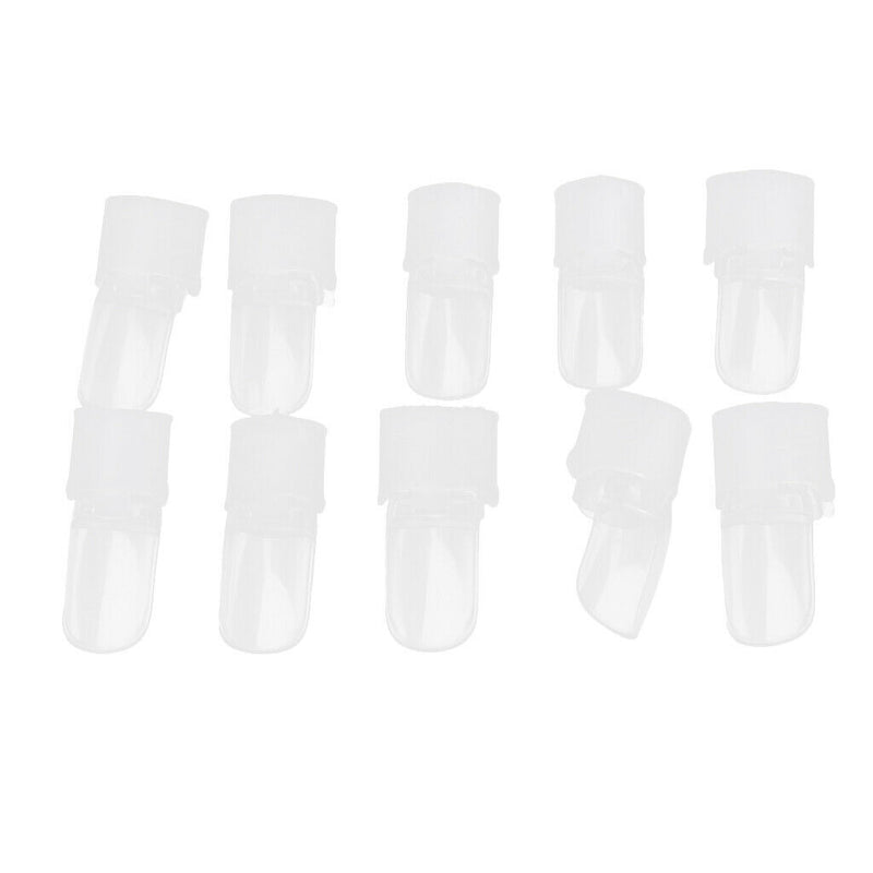 10PCS Women Clear DIY Finger Polish Shield Tips Manicure Cover Nail Protector