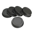 5Pcs Rear Lens Cap Dust Cover for Canon EF ES-S EOS Series Lens Black