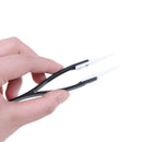 Ceramic Tweezer Fine Pointed Tips Heat Resistant+Carbon Fiber Plastic HandlBX