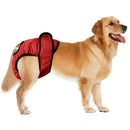 Puppy Dog Physiological Pants Femal Dogs Sanitary Pant Diaper red_L