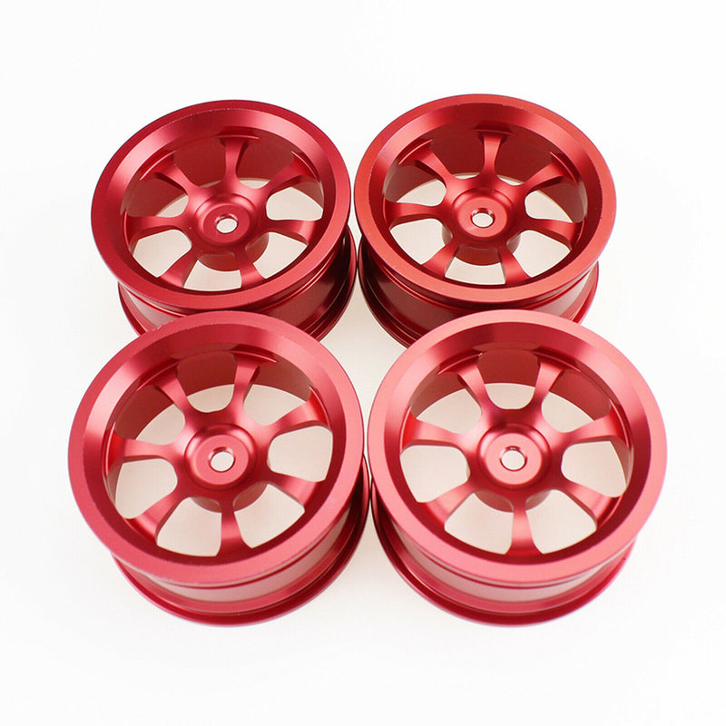 4-pack 52mm 1:14 RC Upgrade Wheel Rim Wheel Hubs Tires RC Car Accessory