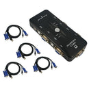USB KVM 4 Ports Selector VGA Print Auto Switch Moniter Box VGA Splitter V32