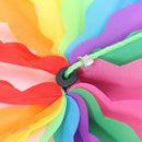 Rainbow Wheel Windmill Wind Spinner Whirligig Garden Funny Children ToysB Gw