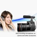 Camera Microphone MIC For Nikon Canon DSLR DV Interview Recording External E6A5