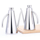 1X(304 Stainless Steel Oil Pot Dustproof Insect Proof Leak Proof Cover Long