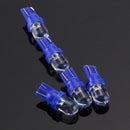 5x T10 194 W5W Blue LED Car Motorcycle Dome Instrument Lights Bulbs Lamps