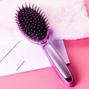 Oval Hair Comb Scalp Massage Comb Hairbrush Bristle& Women Wet Curly Hair B