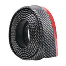 Car 2.5m Carbon Fiber Front Bumper Lip Splitter Chin Spoiler Trim Protector