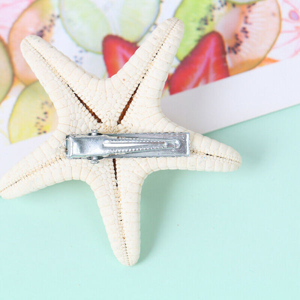 Fashion Lady Hair Clips Women Girls Starfish Sea Star Hairpins Beach Barrett Ew