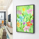 Vibrant Flower Diamond Painting DIY Full Round Drill 5D Needlework (B2421) A