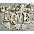5D Round Diamond Painting Embroidery Letter Mosaic Set Cross Stitch (k9340) A