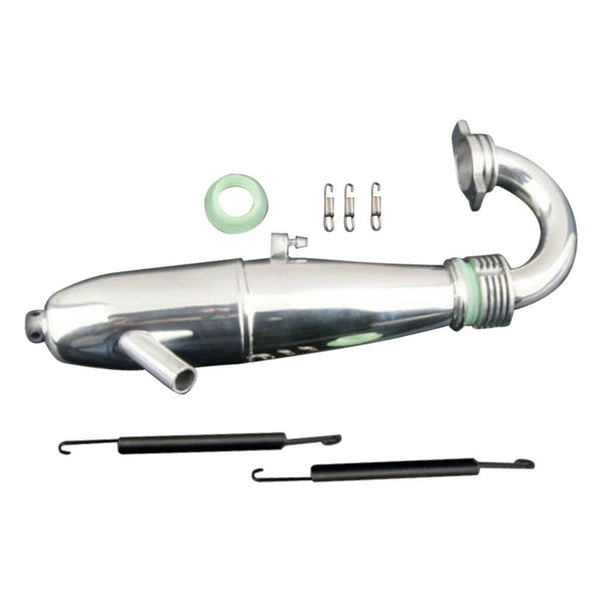 Aluminum Exhaust Pipe Tubing for 1/8 VX GO Truck Buggy 21CXP 28CXP Nitro Car