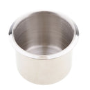 6x Recessed Cup Drink Bottle Holder for Marine Boat RV Camper Stainless Steel