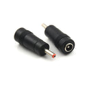 2pcs DC Power Plug Connector Socket Adapter 5.5*2.1 Female to 3.5*1.35mm MaleLJ