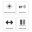 X6 Telescopic Bluetooth Game Controller Wireless Gamepad for PUBG Mobile